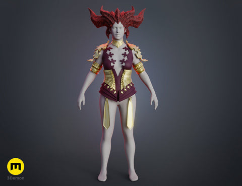 Lilith cosplay set - Diablo IV