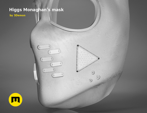 Mask of Higgs Monaghan - Death Stranding