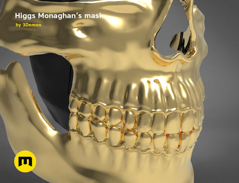 Mask of Higgs Monaghan - Death Stranding
