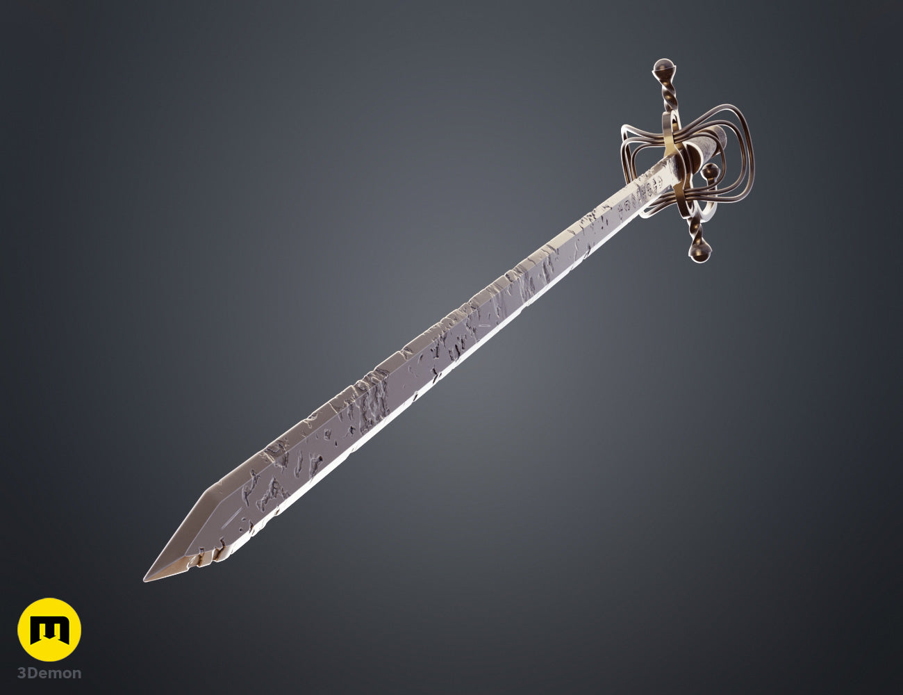 Expedition 33 Maelle Sword STL | 3D Print | 3Demon