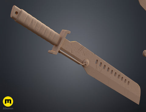 Printable 3D model of Mandalorian Vibrosword, textured hilt and blade, 3D print cosplay prop.