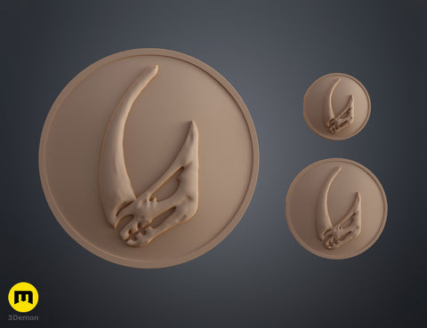 Mandalorian and Grogu - Mudhorn Shield Brooch