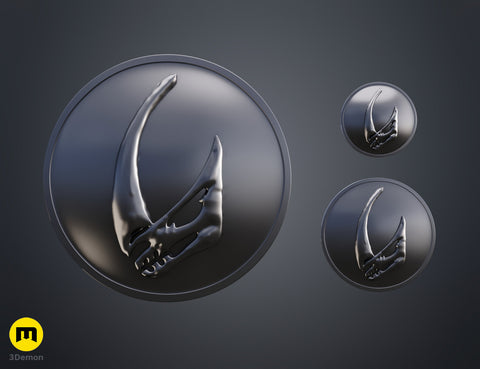 Mandalorian and Grogu - Mudhorn Shield Brooch
