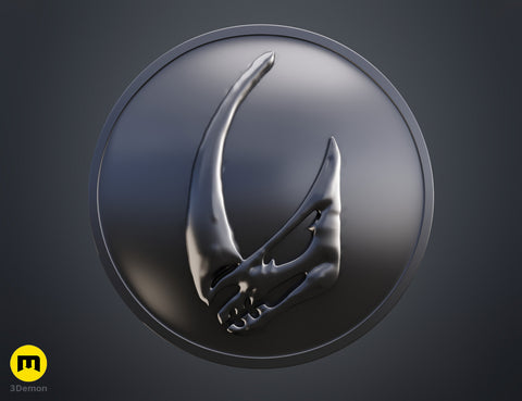 Mandalorian and Grogu - Mudhorn Shield Brooch