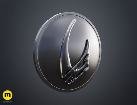 Mandalorian and Grogu - Mudhorn Shield Brooch