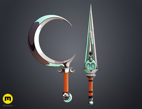 Hades 2 Melinoe Sister Blades - Sickle and Dagger