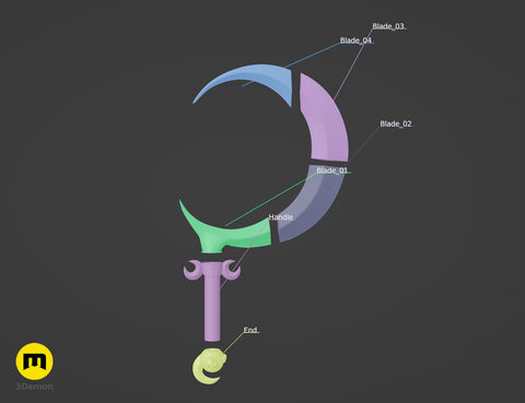 Hades 2 Melinoe Sister Blades - Sickle and Dagger