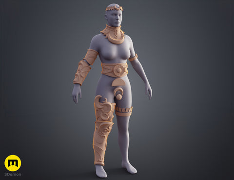 Hades 2 Melinoe Armor Cel Shaded