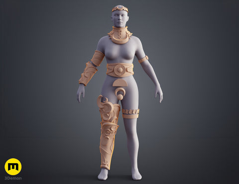 Hades 2 Melinoe Armor Cel Shaded