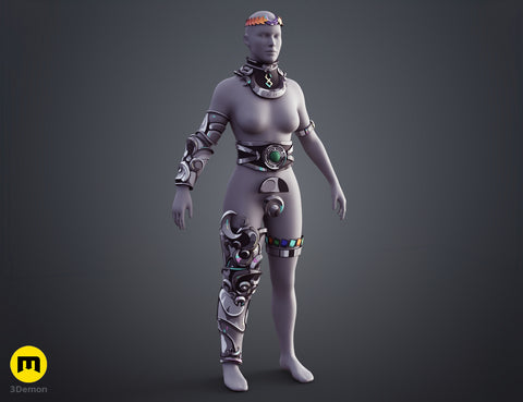 Hades 2 Melinoe Armor Cel Shaded