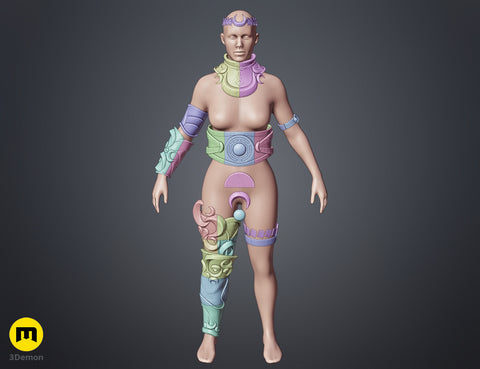 Hades 2 Melinoe Armor Cel Shaded