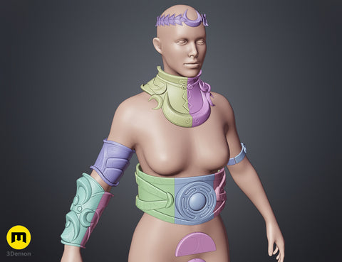 Hades 2 Melinoe Armor Cel Shaded