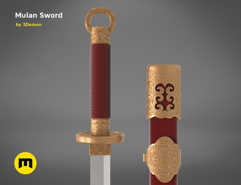 Mulan Sword and Sheath