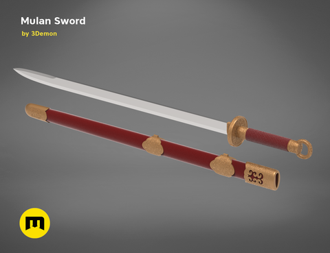 Mulan Sword and Sheath