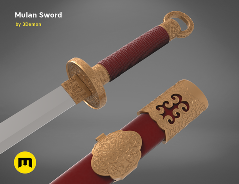 Mulan Sword and Sheath