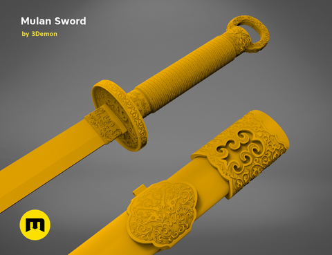 Mulan Sword and Sheath