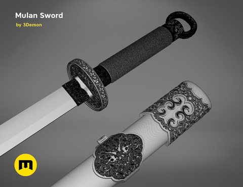 Mulan Sword and Sheath