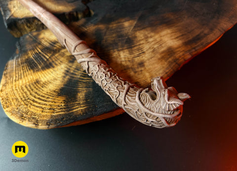 Nordic Wolf Collector Wand