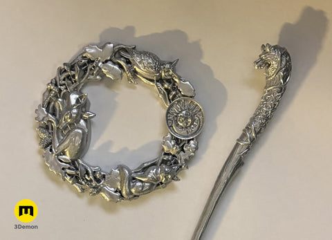 Nordic Wolf Collector Wand