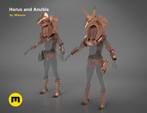 Horus, Anubis, Jaffa Guard set