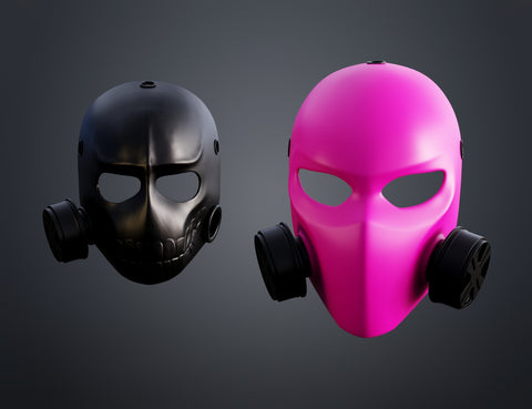 Pink Gas Mask - 6 underground