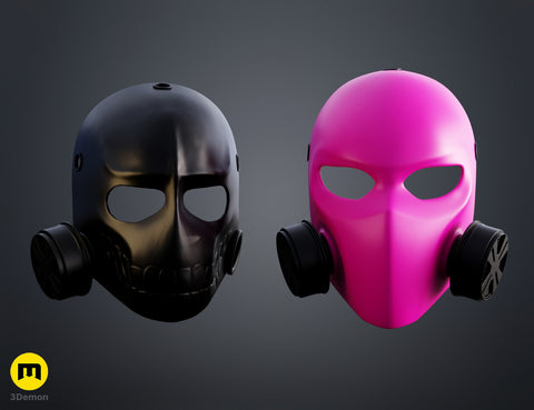 Pink Gas Mask - 6 underground