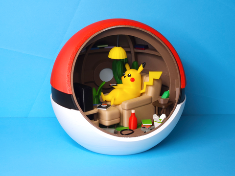 Pokémon Pokéball Diorama