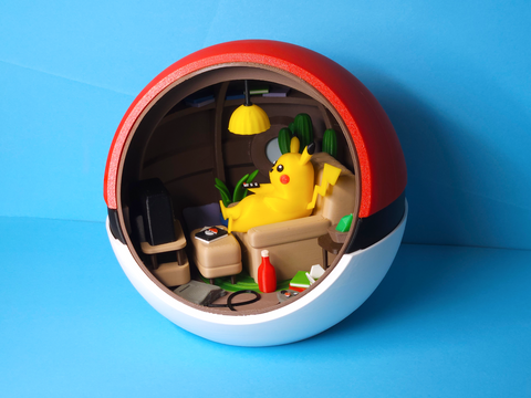 Pokémon Pokéball Diorama