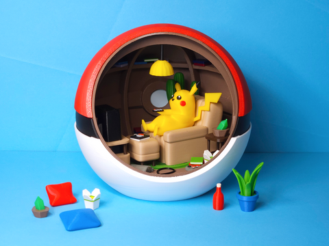 Pokémon Pokéball Diorama