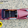 Exploded view of RC model Tatra 75, 3D printed interior assembly guide, 1/10 scale