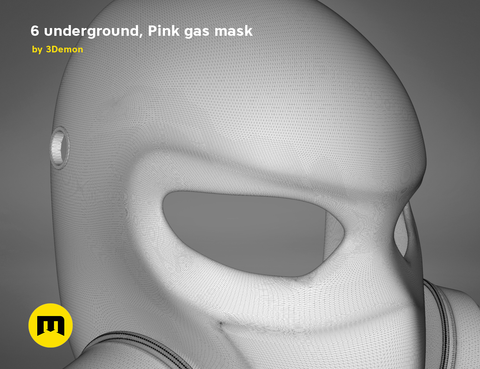 Pink Gas Mask - 6 underground