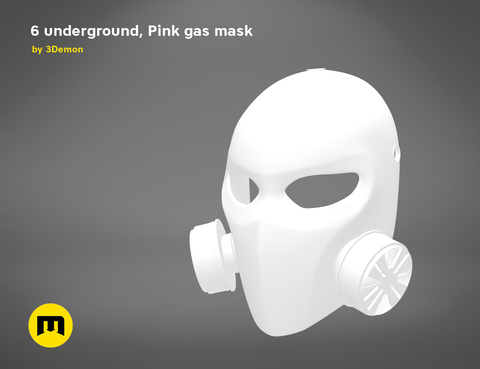 Pink Gas Mask - 6 underground