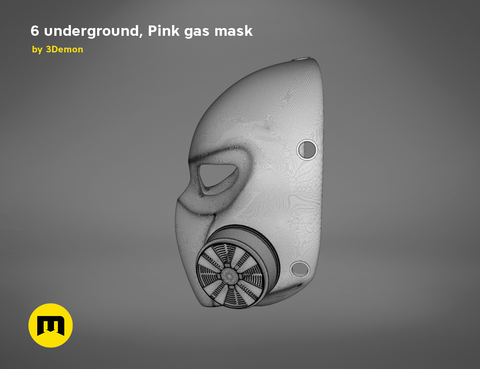Pink Gas Mask - 6 underground