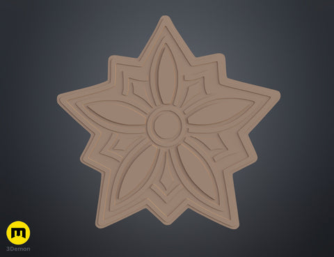 Rumi Flower Shoulder Patch - KPop Demon Hunters