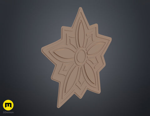 Rumi Flower Shoulder Patch - KPop Demon Hunters