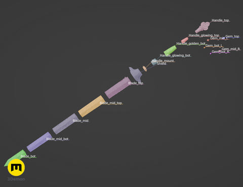 KPop Demon Hunters Weapon Set