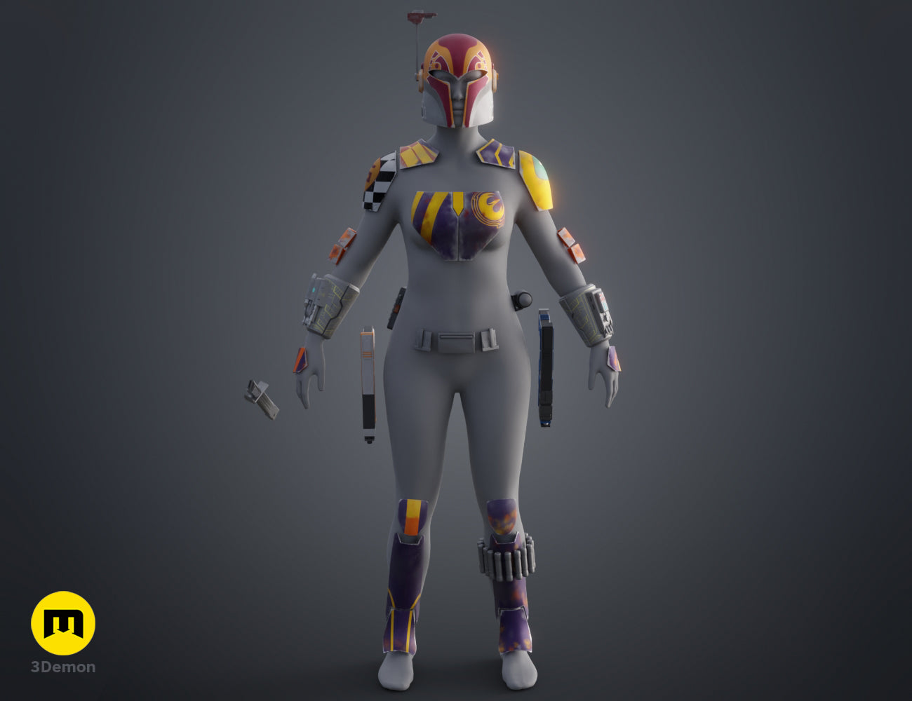 Sabine Wren Cosplay Bundle STL | 3D Print | 3Demon