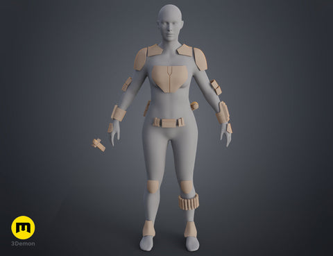 Sabine Wren's armor - Star Wars Rebels