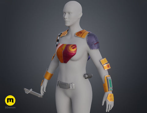 Sabine Wren's armor - Star Wars Rebels