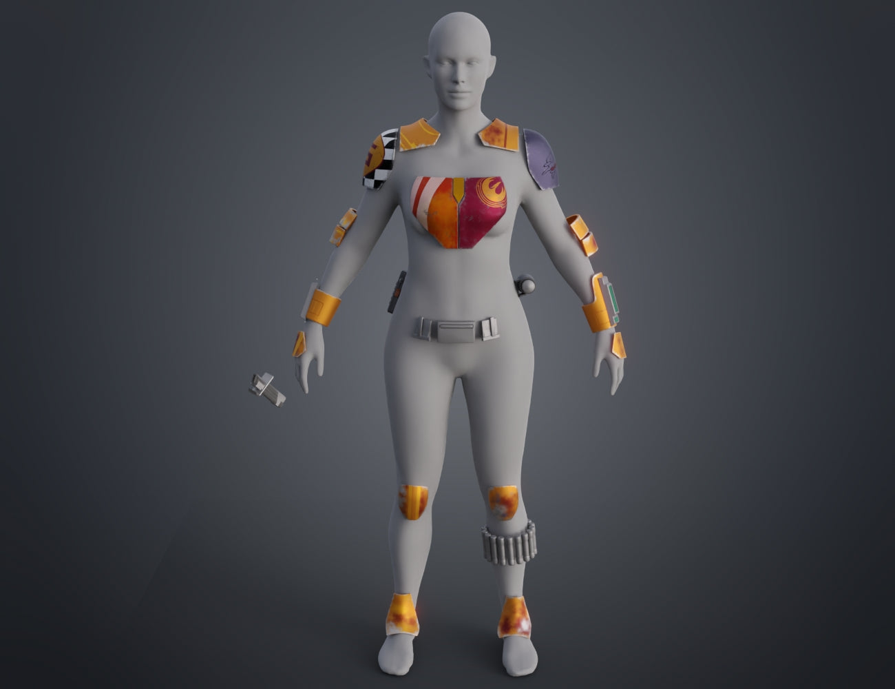 Sabine Wren's armor - Distant Galaxy Rebels STL | 3D Print | 3Demon