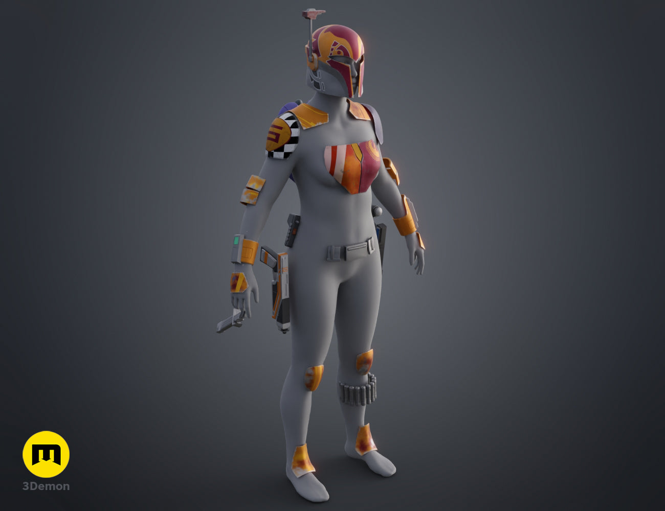 Sabine Wren Cosplay Bundle STL | 3D Print | 3Demon