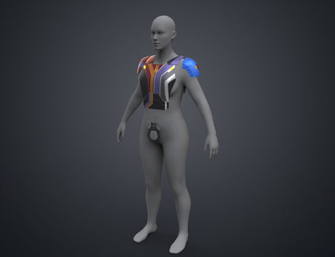 Sabine Wren's armor from Ahsoka