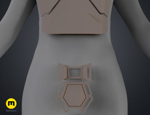 Sabine Wren's armor from Ahsoka