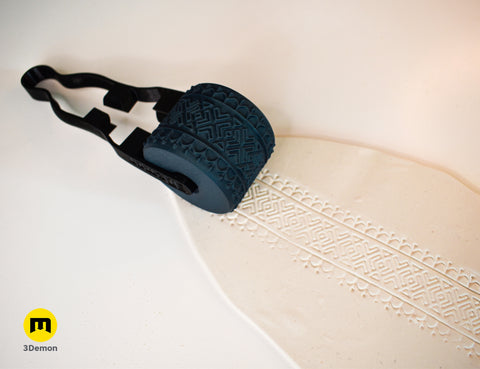 Texture Rollers Scandinavian motifs middle