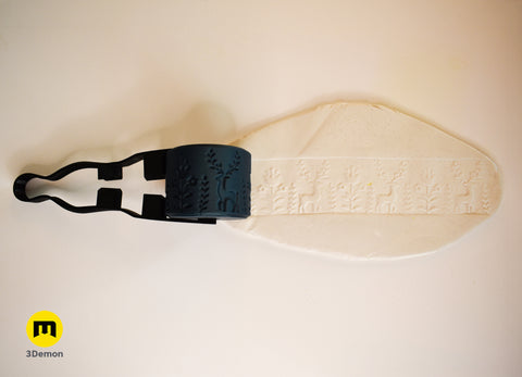 Texture Rollers Scandinavian motifs middle