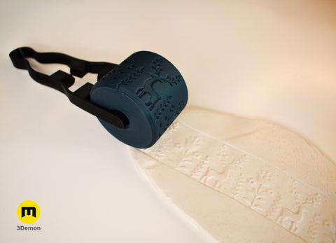 Texture Rollers Scandinavian motifs middle