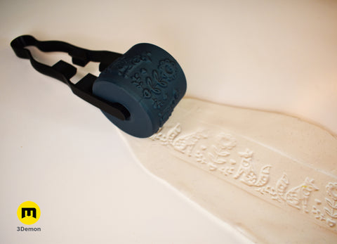 Texture Rollers Scandinavian motifs middle