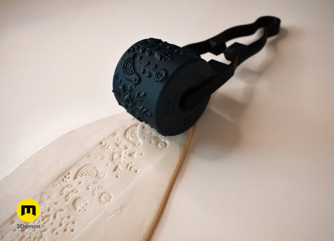 Texture Rollers Scandinavian motifs middle