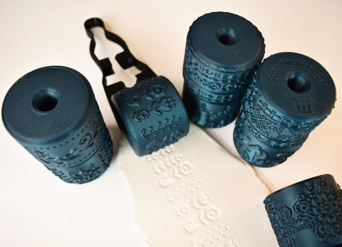 Texture Rollers Scandinavian motifs middle