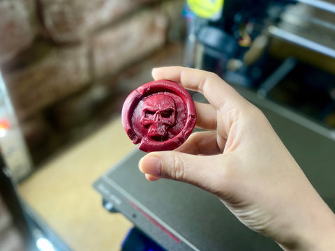 Space marine Purity Seal badge magnet
